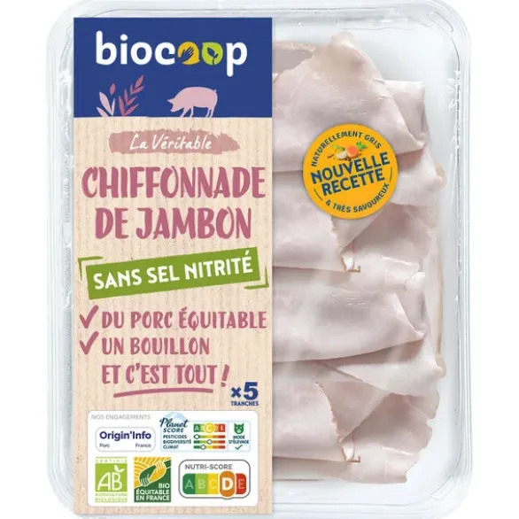 Chiffonnade jambon s/sel nitr (5) 100g