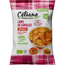 Chips lentille corail saveur tomate 50g