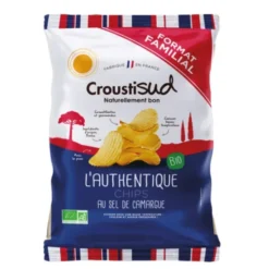 Chips pommes-de-terre natures ondulées épaisses 200g