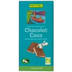 Chocolat au lait fourré crème de coco