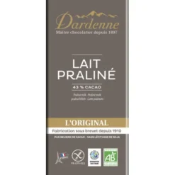 Chocolat au lait praliné L'Original