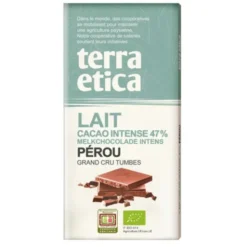 Chocolat lait Pérou 47% 100g