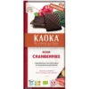 Chocolat noir cranberries 100g