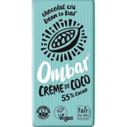 Chocolat noir cru crème coco 55% 35g