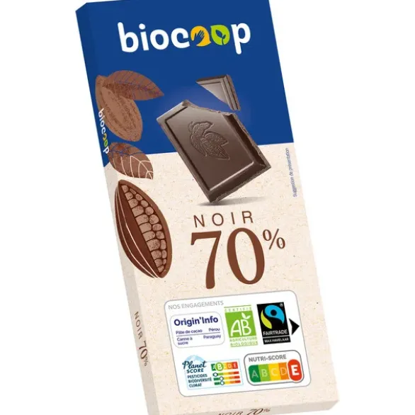 Chocolat noir 70% 100g