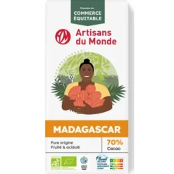 Chocolat noir Madagascar 70% 80g