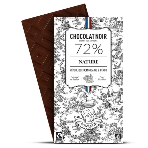 Chocolat noir nature 72% 80g