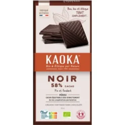 Chocolat noir simply dark 58% 80g