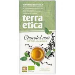Chocolat noir thé vert menthe 100g