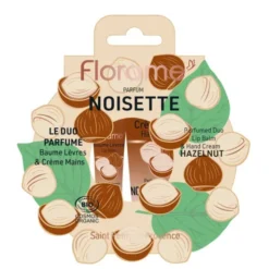 Coffret duo parfumé noisette