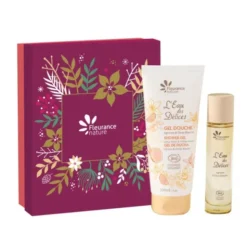 Coffret eau agrume fleur blanche