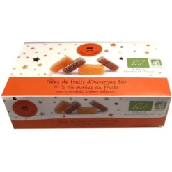 Coffret pâte de fruit lingot 240g