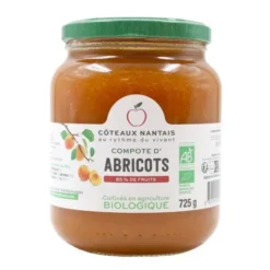 Compote abricot morceaux 725g