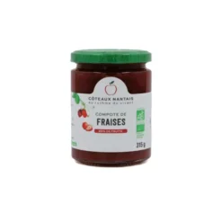 Compote fraise morceaux 315g
