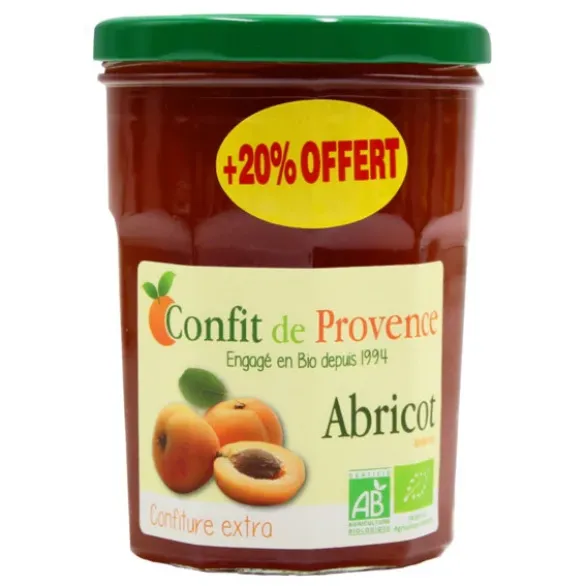 Confiture abricot 370g + 20% gratuit