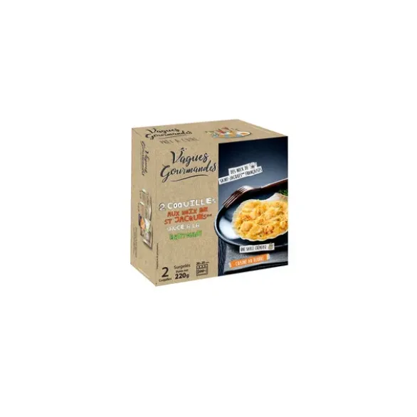 Coquille Saint Jacq sce bretonne (2)220g
