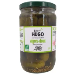 Cornichon aigre-doux aneth 360g net égoutté