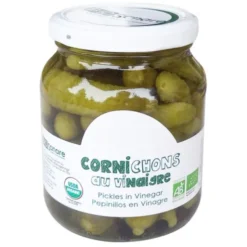 Cornichons mi-fins 180g net égoutté