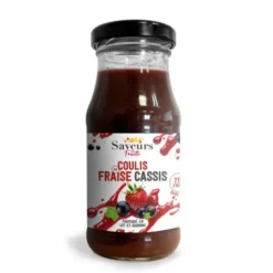 Coulis fraise cassis 165g