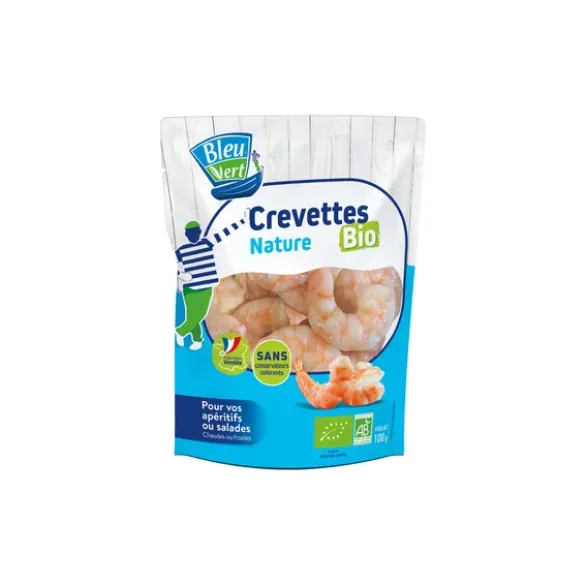 Crevettes nature décortiquées cuites 100g