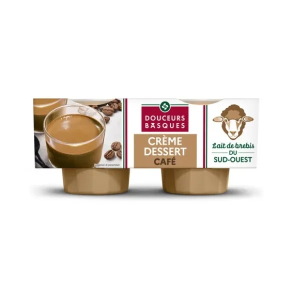 Crème dessert brebis au café 2x100g