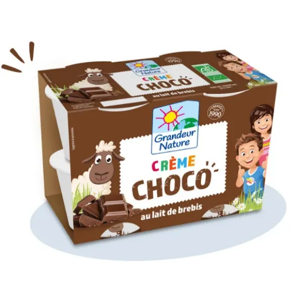 Crème dessert brebis chocolat 4x80g