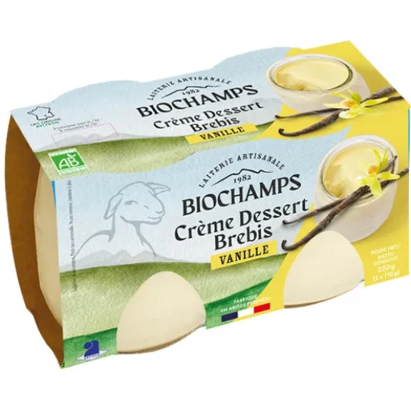 Crème dessert brebis vanille 2x110g