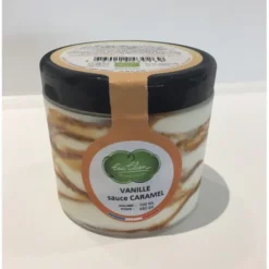 Crème glacée vanille sauce caramel 490g