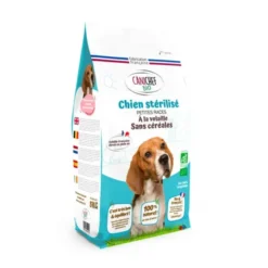 Croquettes sans céréales pour chien stérilisé 5Kg