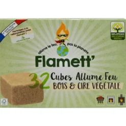 Cubes Allume Feu Bois & Cire végétale (32)