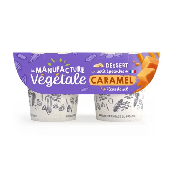 Dessert petit épeautre caramel 2x115g