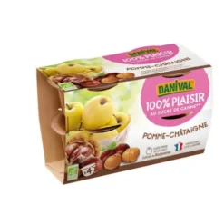 Dessert pomme châtaigne 4x100g