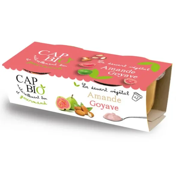 Dessert végétal amande goyave 2x100g