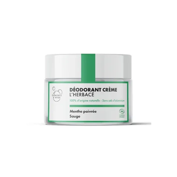 Déodorant crème l'Herbacé menthe poivrée sauge 50g