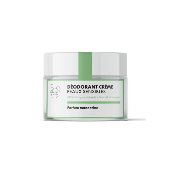 Déodorant crème peaux sensibles Mandarine 50g