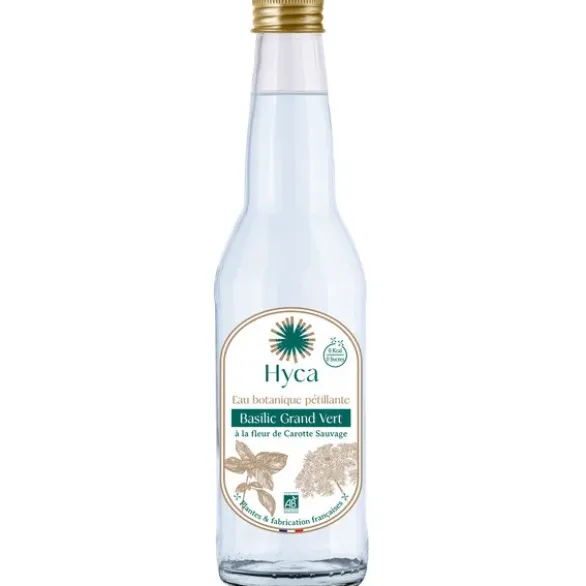 Eau botanique pétillante basilic grand vert à la fleur de carotte sauvage 33cl