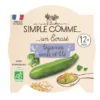 Ecrasé de légumes verts & blé assiette 200g