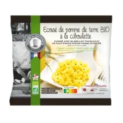 Ecrasé de pdt bio à la ciboulette 450g