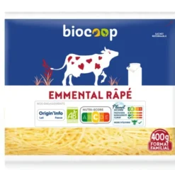Emmental râpé 29% 400g