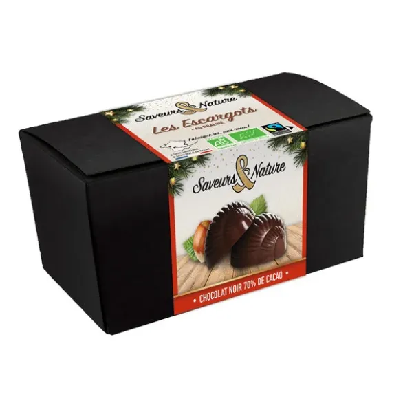 Escargot praliné chocolat noir (12) 140g