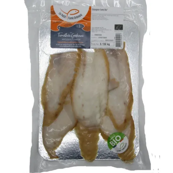 Esturgeon bio filet fumé 130g