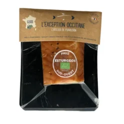 Esturgeon fumé pavé 3 baies bio 180g