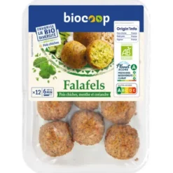 Falafels pois chiches, menthe et coriandre 240g