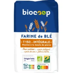 Farine de blé T150 - Intégrale 1kg