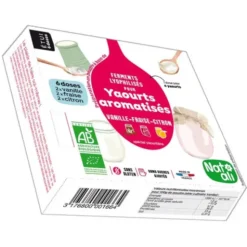 Ferment yaourt arom.van.fraise.citr 6x6g