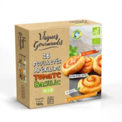 Feuilletés colimaçon tomate basilic (16) 160g