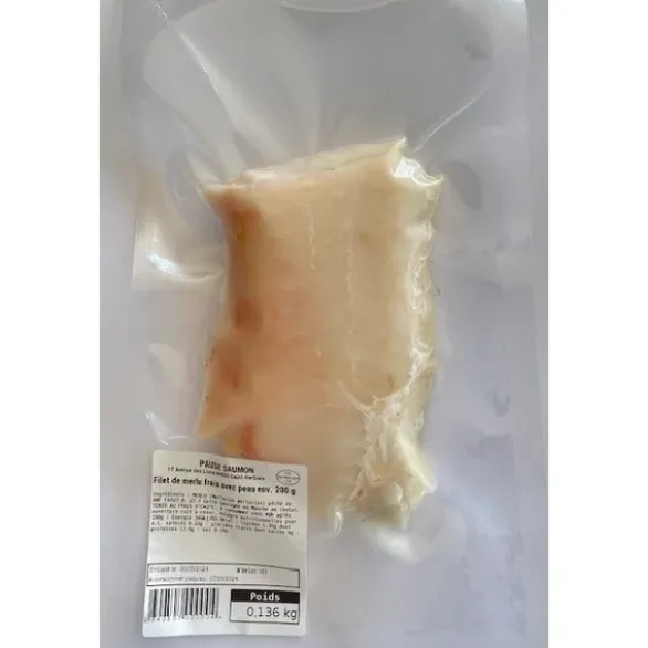 Filet de merlu avec peau env. 200g