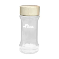 Flacon verre bouchon bois épice