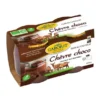 Flan chocolat chèvre 2x125g