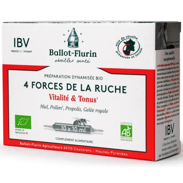 4 Forces de la Ruche -10 ampoules x10ml